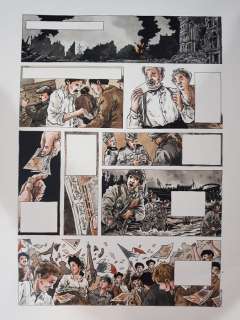 Chabouté, Christophe | Chabouté, Christophe - Planche originale couleur - Tribolo - (2007) | Catawiki