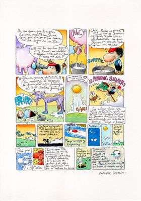 Enrique Breccia | “Las rarissima avventurar de nariz de batata” – tavola 2 | Cart Gallery