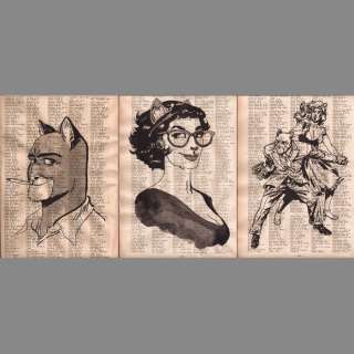 Boriani, Andrea | Boriani, Andrea - 3x Dessin original - Hommage Ã  Blacksad | Catawiki