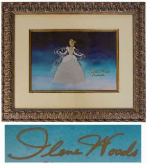 Disney Limited Edition Sericel From ’’Cinderella’’ -- Signed by the Actress Who Voiced Cinderella in the Original 1950 Film | Nate Sanders