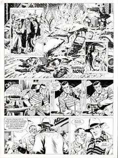 Mitton, Jean-Yves - Mitton, Jean-Yves - Originele pagina - Bloed en Stilte 5 (De Silence et de Sang) - De zeven pijlers - (1991)