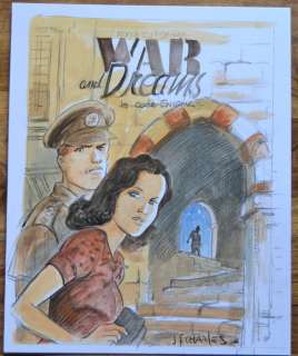 Charles, Jean-François | Charles, Jean-François - Crayonné original couleur - War & Dreams T2 - Le Code Enigma - (2008) | Catawiki