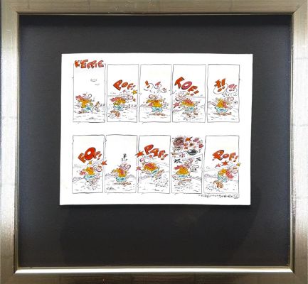 Eric Schreurs Originalzeichnung Comic Joop Klepzeiker „Kleppie“ | Comic Art Masters
