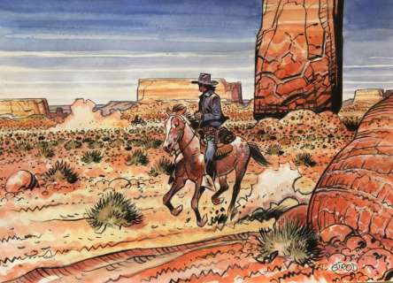 Girod, Thierry | Girod, Thierry - Dessin original couleur - Wanted - Hommage Ã  Il État une fois la révolution - (2006) | Catawiki