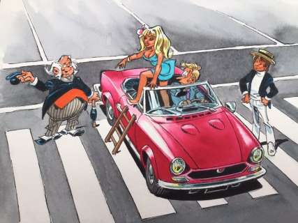 Dany | Dany - Dessin original couleur - Olivier Rameau et Colombe | Catawiki