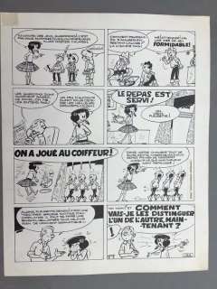 Greg | Greg Planche originale -Â Fleurette - (1959) | Catawiki