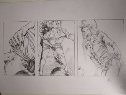 Xavier Duvet | Xavier Duvet - Planche originale - Féminisation - Format: 42 x 29 cm. - (2014) | Catawiki