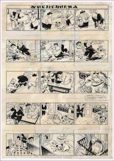 Dibujo original de Ricardo Opisso: NOCHEBUENA, publicado en la contraportada del TBO (1933)