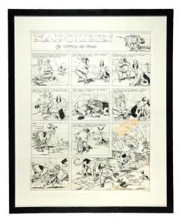 "NAPOLEON" SUNDAY STRIP ORIGINAL ART. | Hake’s