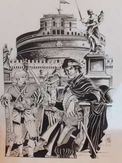 Vincenzo Mercogliano | Dago " il Sacco di Roma " - illustrazione originale di Vincenzo Mercogliano - Page volante - (2016) | Catawiki