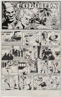 RicardoÂ Beyloc - Colorín - Ladrones de Oro n.5 (portada) (Grafidea)