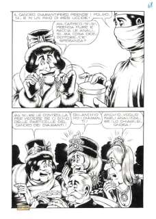 Magnus (Roberto Raviola) | Alan Ford n. 40 - Magnus - Tavola Originale "Ecologia" - Page volante - Exemplaire unique - (1972) | Catawiki