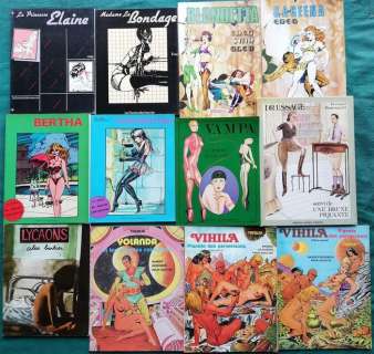 Eneg -Stanton - Trebor - Ward - Bernard Montorgueil - Alex Barbier | Erotici in lingua francese assortiti - 12 x vol. erotici hard - Broché - (1975/1983) | Catawiki