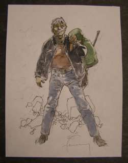 Hermann | Hermann - Originele aquarel - Jeremiah - (2021) | Catawiki