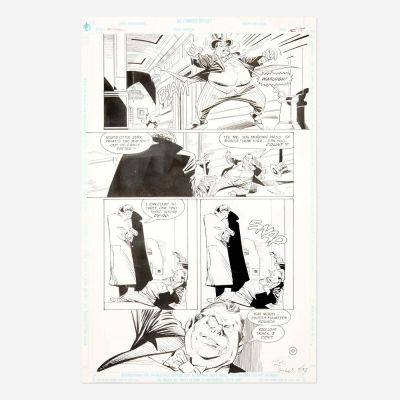 Lot 296 - Joe Staton and Bob Smith, Batman: Penguin Triumphant Graphic Novel Story Page 43 Original Art (DC Comics, 1992) | Landry Pop Auctions