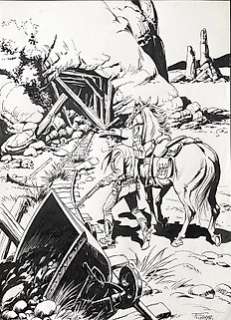 Francesco Gamba | Tex - Francesco Gamba Illustrazione originale | Catawiki