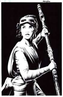 Gregory Titus - Star wars ‘rey‘ pinup