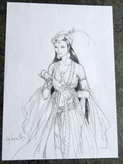 Mirallès, Ana | Original drawing in pencil  - Muraqqa’  - (2011) | Catawiki