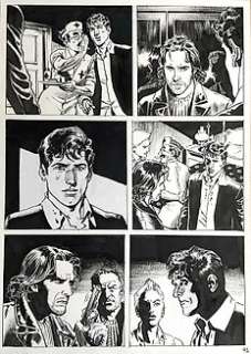 Daniele Bigliardo - Dylan Dog n. 371 - Daniele Bigliardo - original page crossover Dampyr - Page volante - (2017)