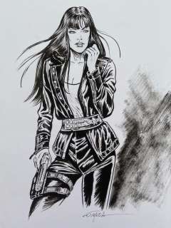 Formosa, Gil | Formosa, Gil - Dessin original - Buck Danny - Lady X | Catawiki