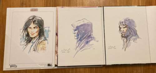 Kusbiantoro, Apri | Lemuria 1, 2, 3 - 2x Hardcover + 1x Softcover - met 3 aquarellen + 2x ex-librissen | Catawiki