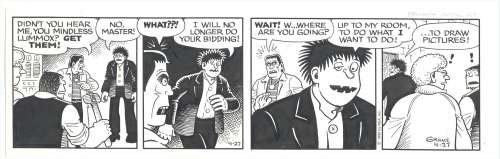 Graue | Graue - Alley Oop, Original Daily Strip (04/27/1990) | Russ Cochran