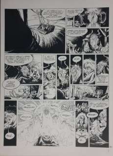 Crisse, Didier | Crisse, Didier - Planche originale - L’Épée de Cristal T1 - Le Parfum des Grinches - (1989) | Catawiki