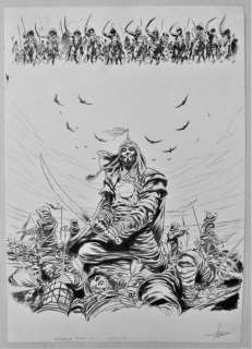 Garcã­a, Manuel | GarcÃ­a, Manuel - Dessin original - Couverture - Gengis Khan - (2014) | Catawiki