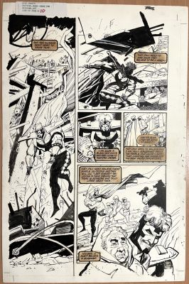 Kevin O’Neill / Sienkiewicz | Critical Mass-A shadowline saga #1, p10 (Sienkiewicz Inks), 1990 | Thornbush Art
