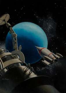 Jack Coggins (American, 20th Century)
 Star Lummox (The Star Beast), The Magazine of Fantasy and Science Fiction cover, ... | Heritage