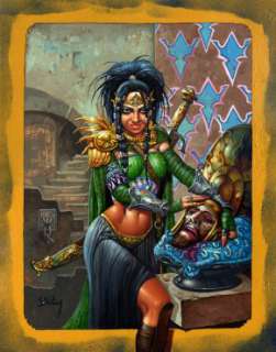 Simon Bisley Famous Women #18 Original Art - Tomyris | Reed Comics