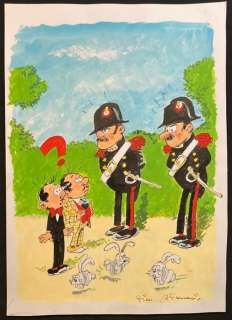 Dino Attanasio | Spaghetti - Dessin original couleurs | Catawiki