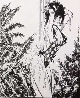 Romero, Enrique Badia | Romero, Enrique Badia - Originele tekening - Modesty Blaise | Catawiki