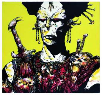 Druillet Philippe | Nomade III Acrylique sur toile pour la version jaune | Millon