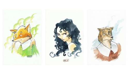 Masbou. Lot de 3 illustrations originales | BDEnchères