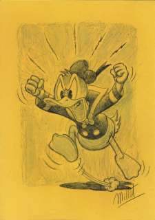 Millet | . Donald Duck - Millet - Original drawing - Size: 23 x 34 cm. - EO | Catawiki