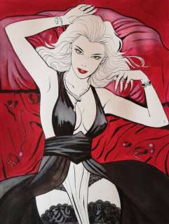 Giuseppe Candita | Diabolik - G. Candita - original artwork " Eva Kant " - Page volante - Exemplaire unique (2022) | Catawiki