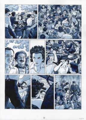 Dominique Bertail | Madeleine, Résistante tome 4 – Planche originale 7 | Galerie Barbier