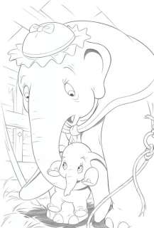 Jaume Esteve, Disney Artist | Dumbo & Mrs. Jumbo "Careful Sweetie!" - Original Drawing - Signed by Jaume Esteve - Pencil Art | Catawiki