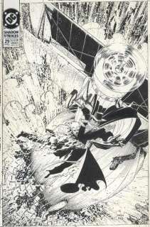 127: Quesada Bair Shadow Strikes #29 cover original art | Russ Cochran