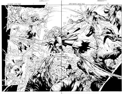 Marco Galli, Romano Molenaar | Lady Death Untold Stories 1 Pg 16 - 17 | TDArt