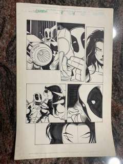 Ed McGuinness | Deadpool #8 - Page #4 - Tavola originale by Ed McGuinness - Page volante - Exemplaire unique - (1997) | Catawiki