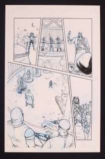 Original Art from Batman Incorporated #8 (2013), Page 16 Pencils and Inks by Chris Burnham