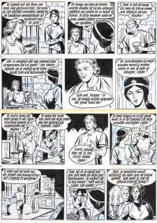 Vandersteen (Studios) | De Rode ridder (Le Chevalier rouge), planche n°4 … | Millon