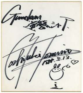 Yoshiyuki Tomino Hand-drawn Shikishi " Mobile Suit Gundam Char’s Counterattack " | Mandarake (Big Web)