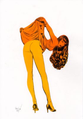 Vince | NYMPHES – Dessin original 99 | Galerie Barbier
