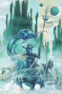 Druillet Philippe | Â«Elric le NécromancienÂ». Gouache sur carton pour une | Tessier Sarrou