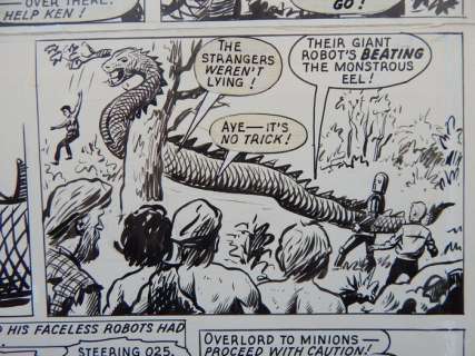 Kearon, Edward | Kearon, Edward - Originele pagina - Archie, de man van Staal - The Lost World - (1973) | Catawiki