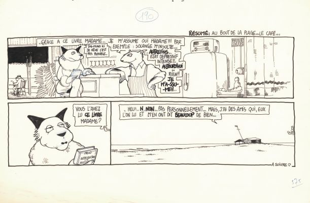 Régis Franc | 1989 - Le café de la plage | Huberty Breyne Gallery