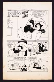 Joe Oriolo - Original Art from Felix the Cat #64 (1955) Complete Story ‘Quite a Doll‘ by Joe Oriolo